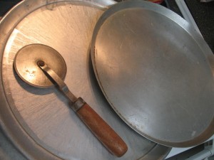 Pizza Pans and Cutter